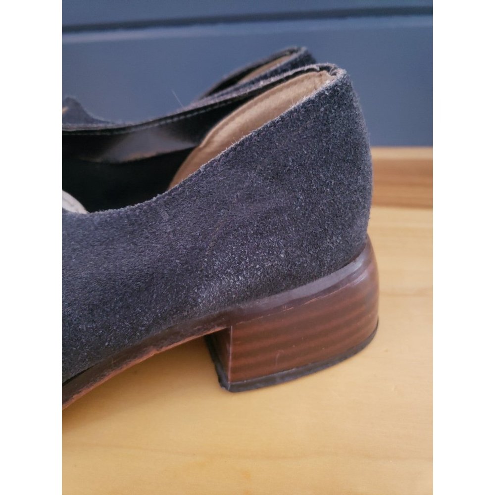 60s/70s Red, White, and‎ Blue Suede Shoes - Picture 9 of 12